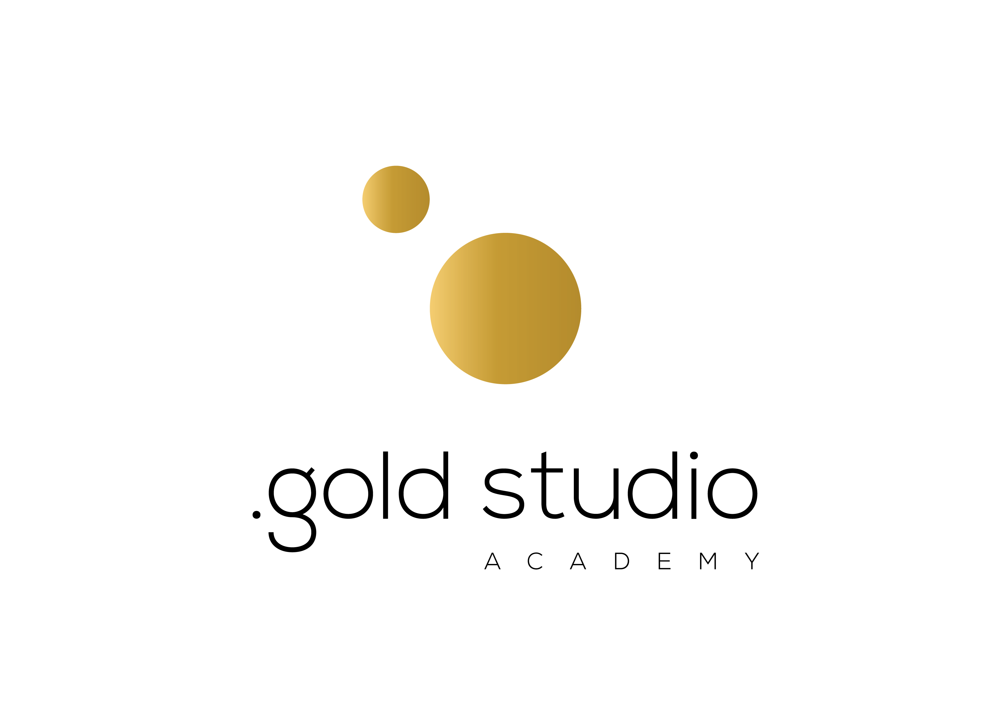 Gold_logo_academy kolor na tło jasnym Logo - .gold studio ACADEMY